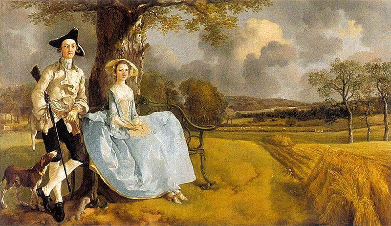 Thomas Gainsborough Gainsborough Mr and Mrs Andrews France oil painting art
